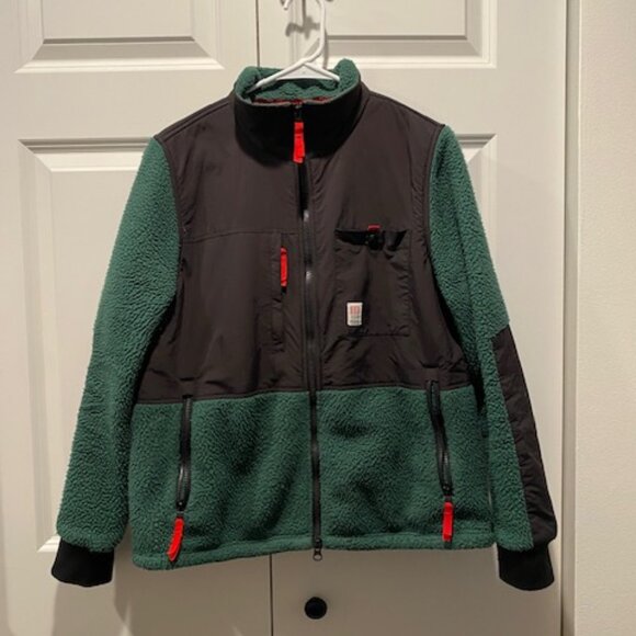 Topo Designs Subalpine Fleece - Women's Forest / Black / Large - Picture 2 of 5